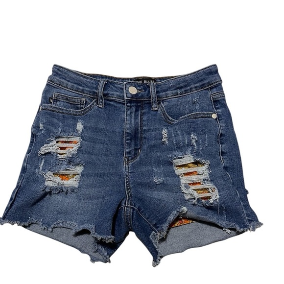 Judy Blue patch boho floral - Picture 1 of 7